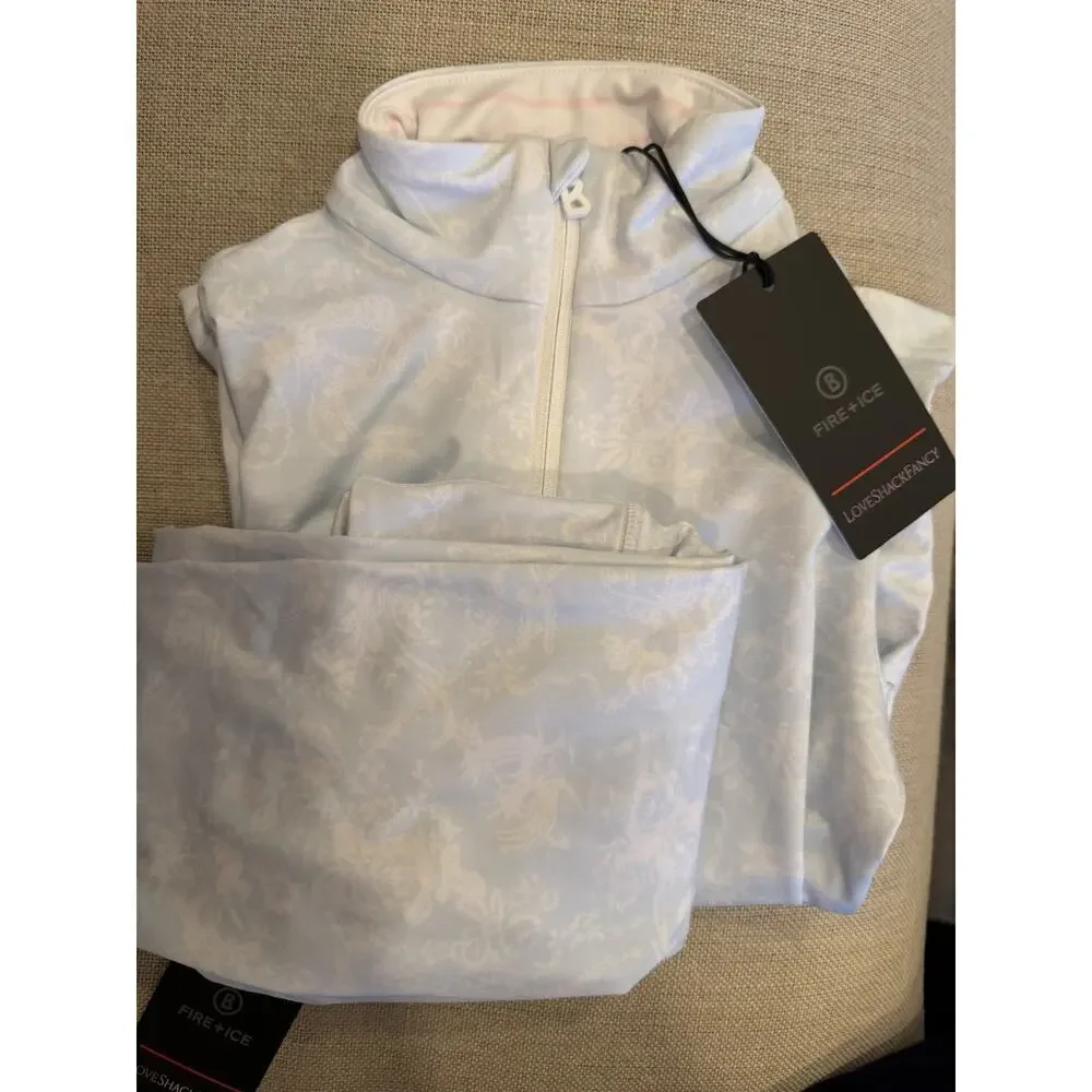 bogner fire ice x love shack fancy Girls Base Layers Jacket Leggings S NWT $230